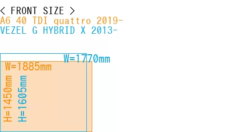 #A6 40 TDI quattro 2019- + VEZEL G HYBRID X 2013-